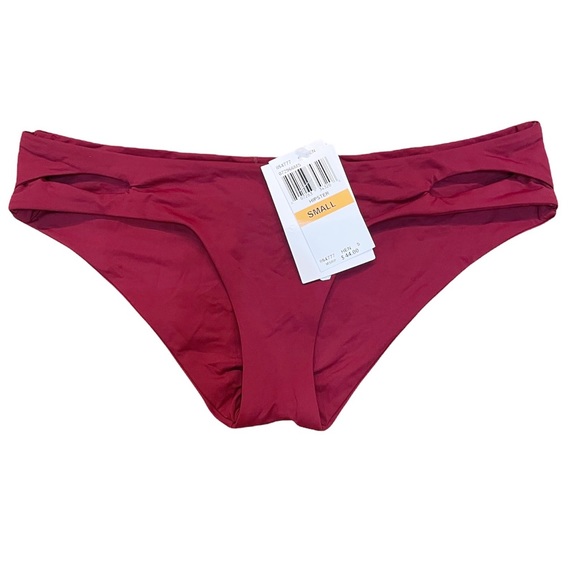 BECCA by Rebecca Virtue Color Code Crossover Side Cutout Hipster Bikini Bottoms - Picture 5 of 14